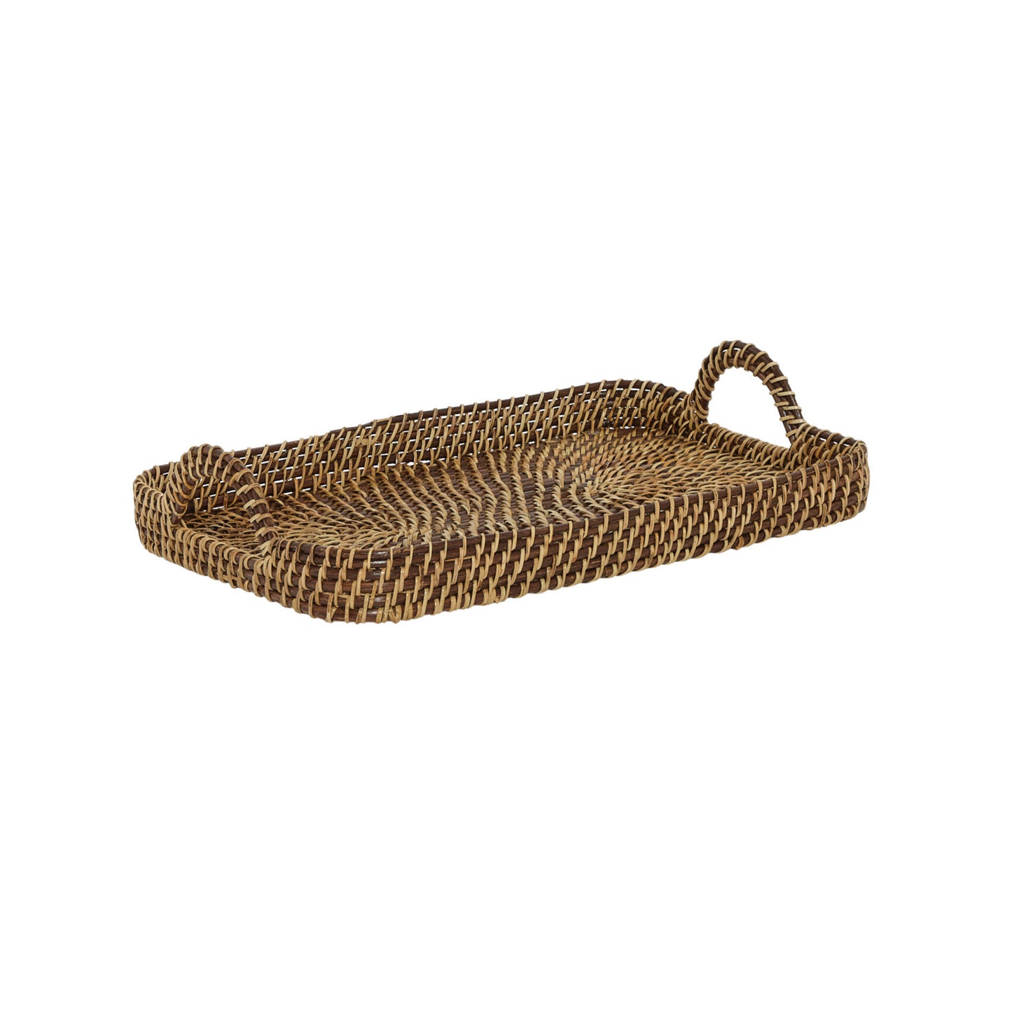 Brown & Natural Rectangle Tray