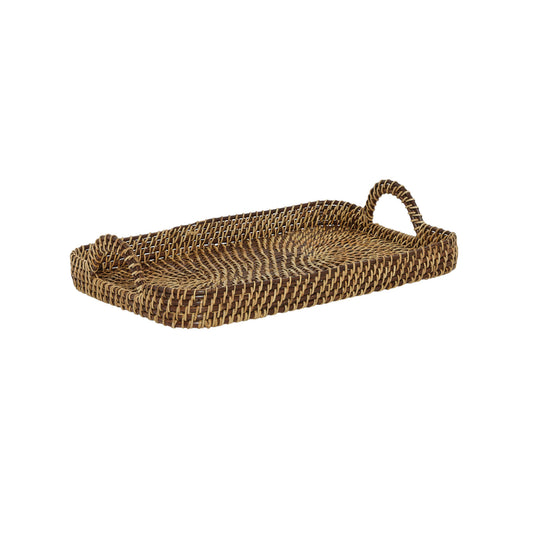 Brown & Natural Rectangle Tray