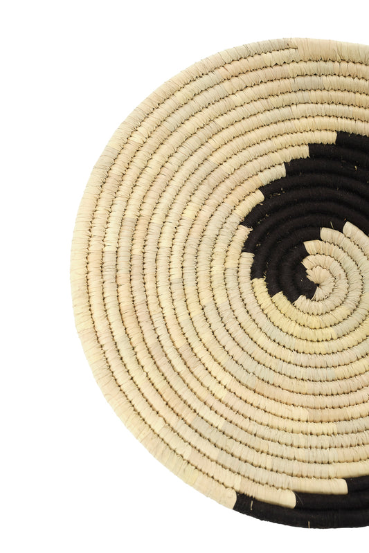 Black Swirl Basket