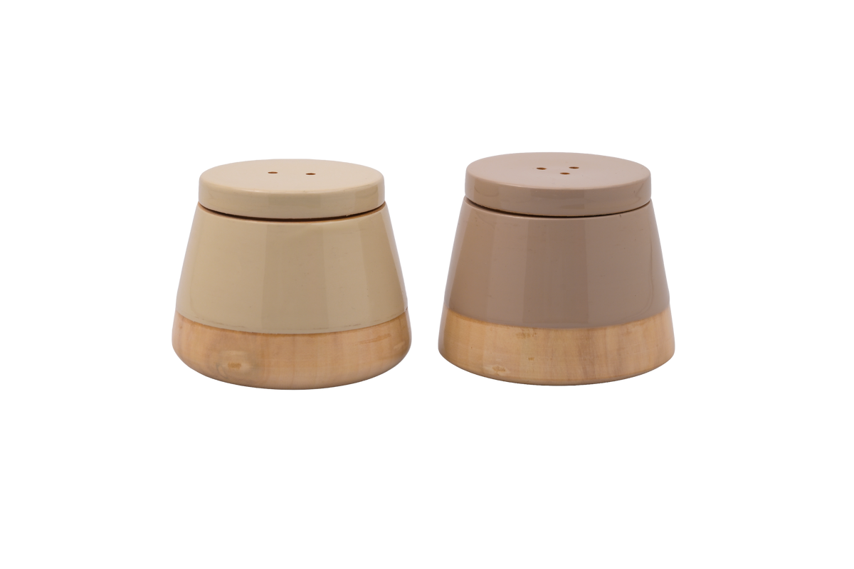 TWO OF A KIND SALT AND PEPPER SHAKERS
